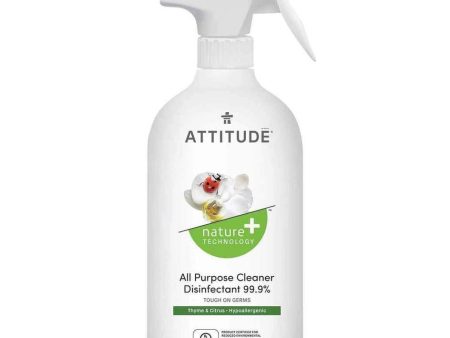 Attitude - all purpose cleaner disinfectant 99.9% 800 ml Online Hot Sale