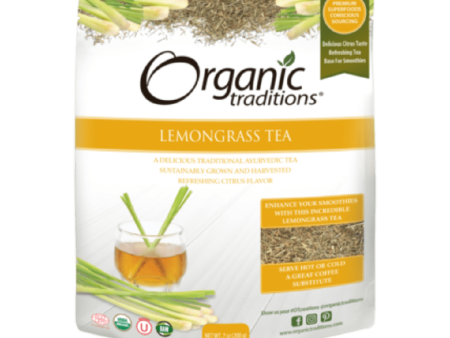 Organic traditions - lemongrass tea cut  - 200g For Sale