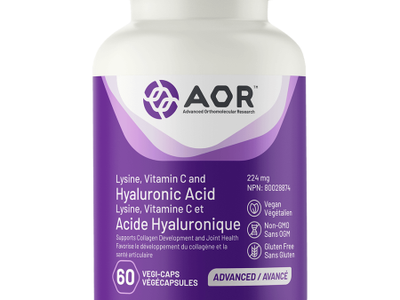 Aor - lysine, vit c & hyaluronic acid - 60 caps Online