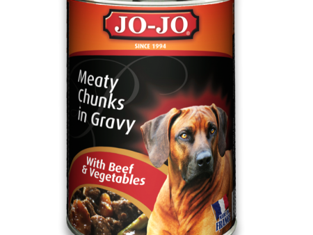 JOJO Premium Adult Beef and Vegetables 24 x 400g Discount