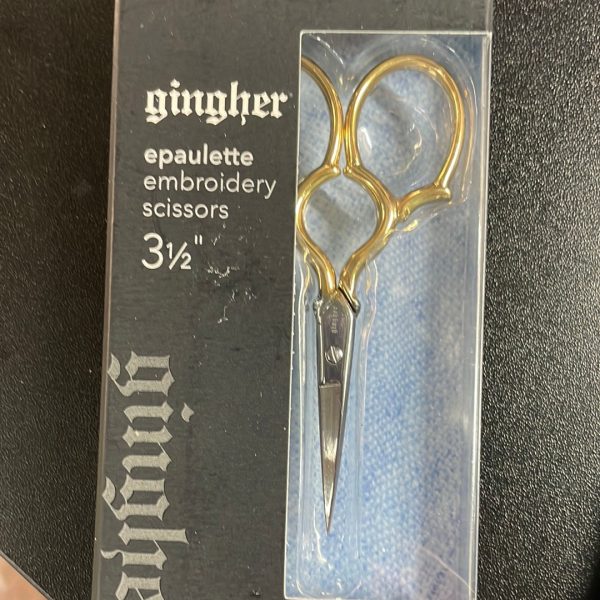 Gingher Epaulette Embroidery Scissor For Discount