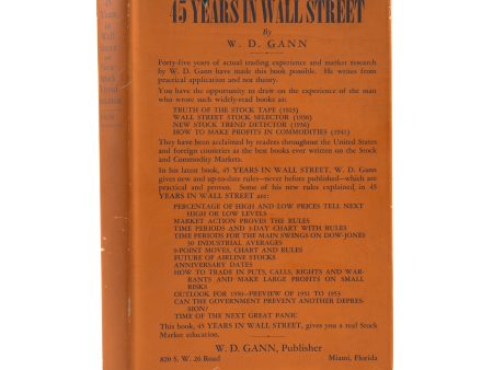 45 Years in Wall Street. A Review of the 1937 Panic and 1942 Panic, 1946 Bull Market with New Time Rules and Percentage Rules with Charts for Determining the Trend on Stocks. [bound with, as issued:] New Stock Trend Detector. A Review of the 1929-1932 Pan Online now