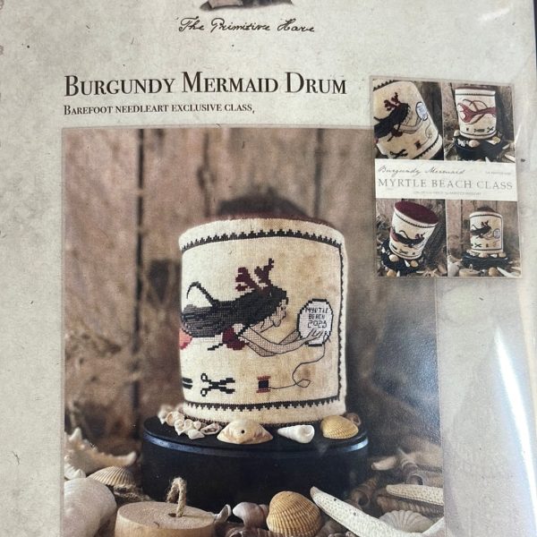 Burgundy Mermaid Drum Kit For Sale