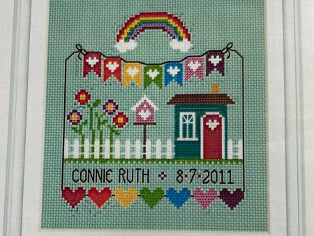 Rainbow Birth Sampler Discount