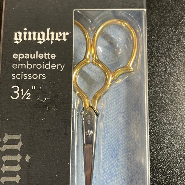 Gingher Epaulette Embroidery Scissor For Discount