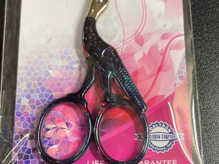 Stained Glass Stork Scissor Sale