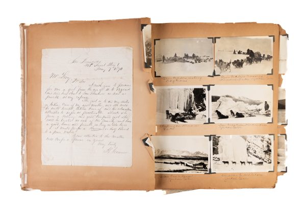 [Album of photographs of whaling and trading voyages.] Online now