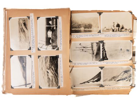 [Album of photographs of whaling and trading voyages.] Online now