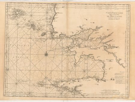 5e. Carte Particuliere des Costes de Bretagne contenant les Environs de la Rade de Brest Discount