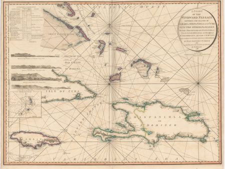 A Chart of the Windward Passage between the Islands of Jamaica, Hispaniola and Cuba with the other Passages to the Northward of Hispaniola: from the Journals, Observations and Draughts of Mr. Chas. Roberts, Master in the R[oya]l. Navy, ... For Discount