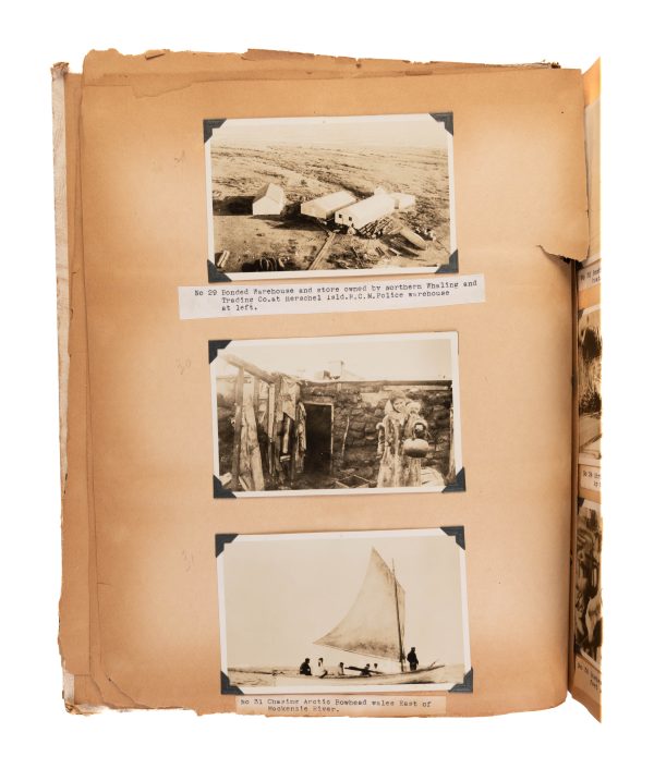 [Album of photographs of whaling and trading voyages.] Online now